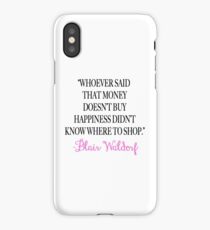 Money Doesn't Buy Happiness iPhone Case/Skin