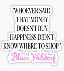 Money Doesn't Buy Happiness Sticker