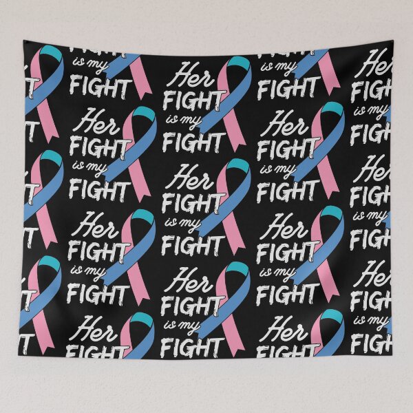 Item preview, Thyroid Cancer Awareness Support Blue Teal Pink designed and sold by Pubi.