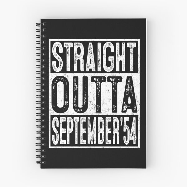 Item preview, 65th Birthday Straight Outta September 1954 Gift 65 Year Old designed and sold by Nikolaienko Artem.