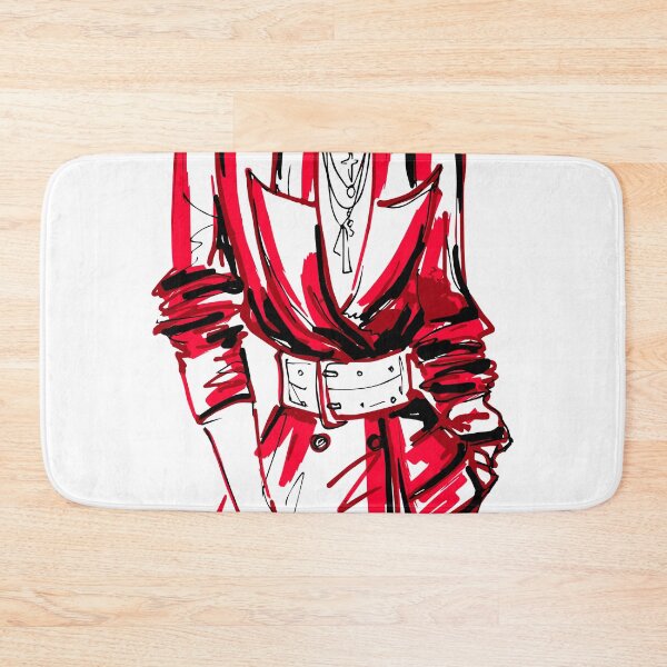 Item preview, fashion art of a girl in a red jacket and white belt designed and sold by ArctiumStudio.