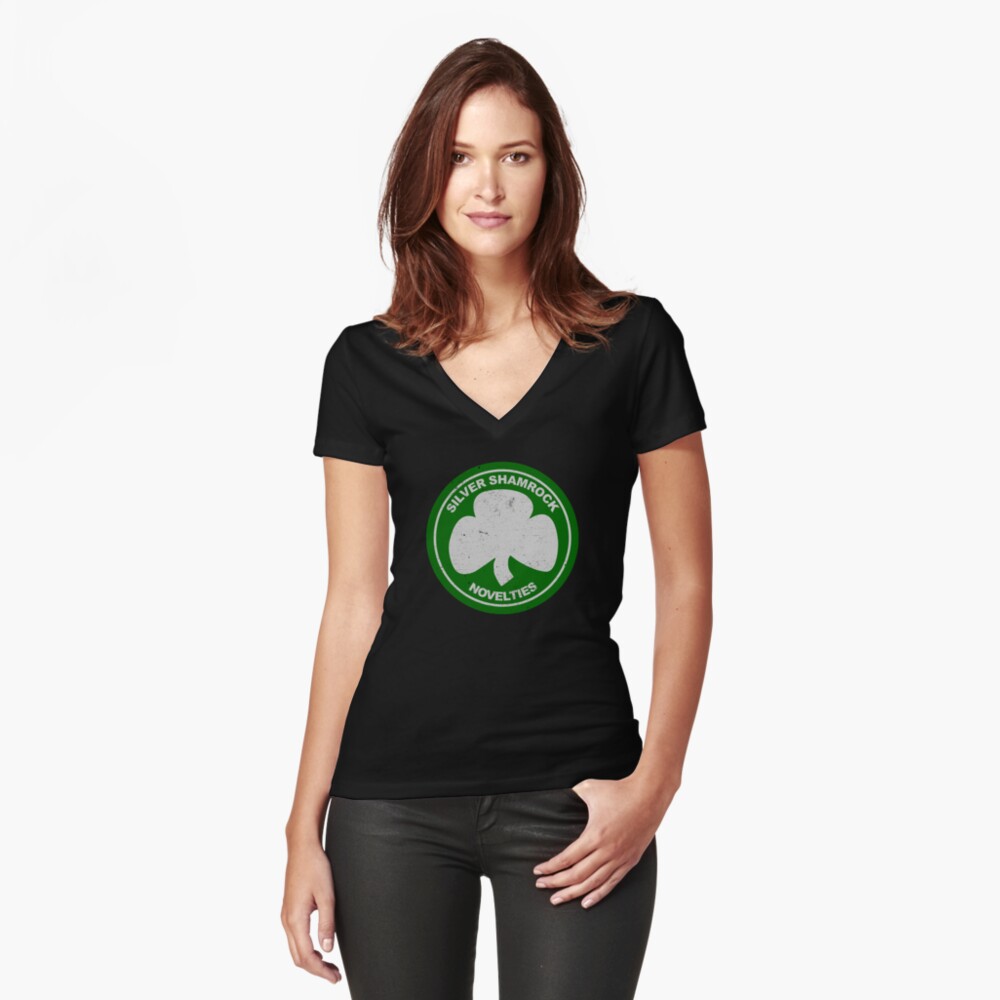 Item preview, Fitted V-Neck T-Shirt designed and sold by FlapJackLarry.