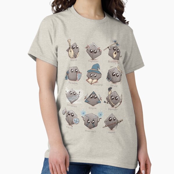 Item preview, Kawaii DnD Classes - DnD Dungeons & Dragons D&D designed and sold by Glassstaff.