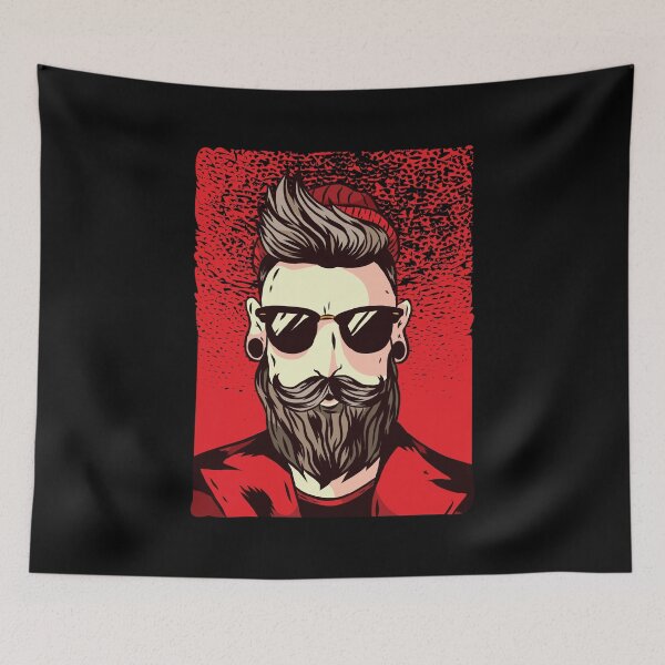 Item preview, Hipster, beard designed and sold by DerSenat.