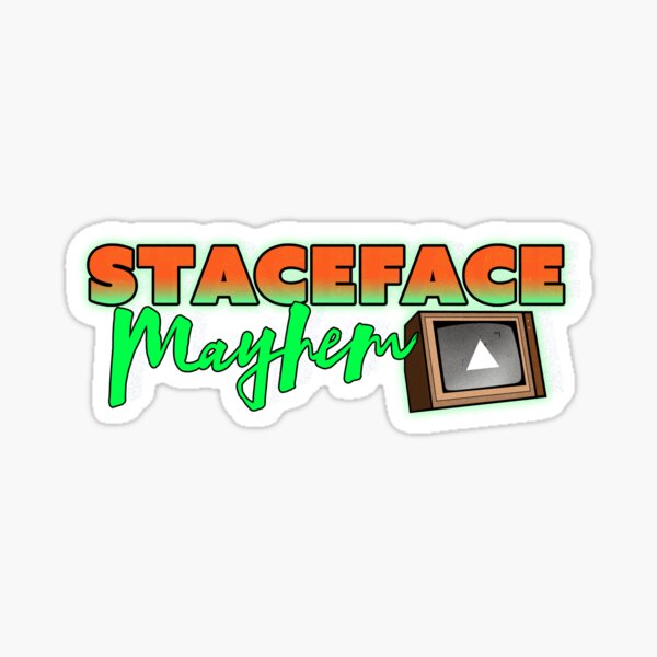 Maniac Graphics 2018 Logo StacefaceMayhem Sticker