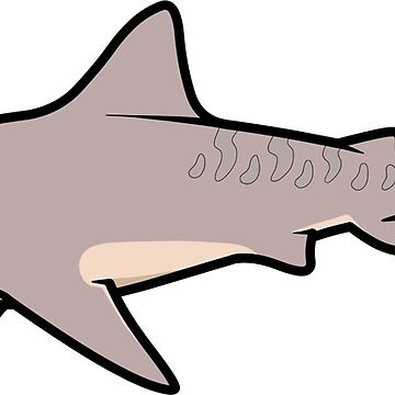 Artwork thumbnail, SharkKids - Tiger Shark by CuteForKids PlayWear