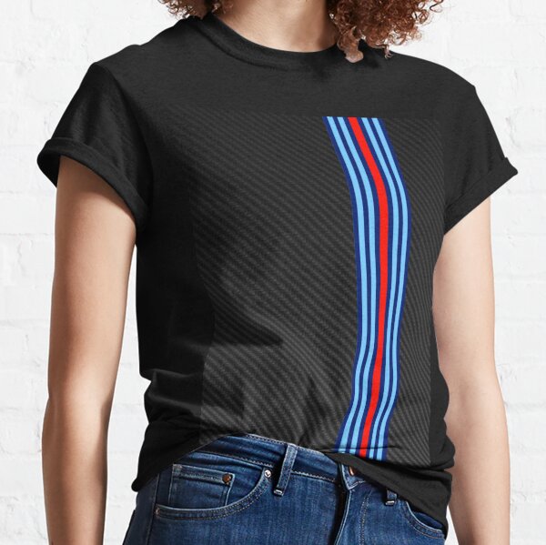 Carbon Fiber Racing Stripes 3 Classic T-Shirt