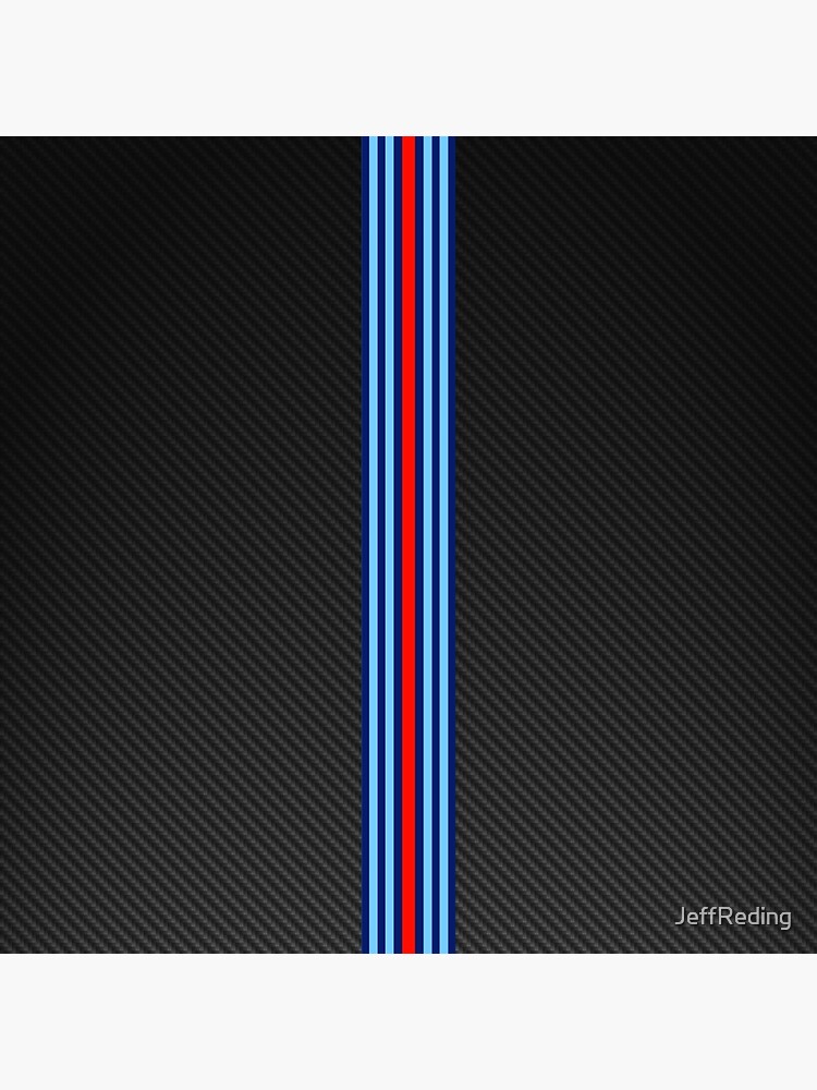 "Carbon Fiber Racing Stripes 3" Photographic Print by JeffReding