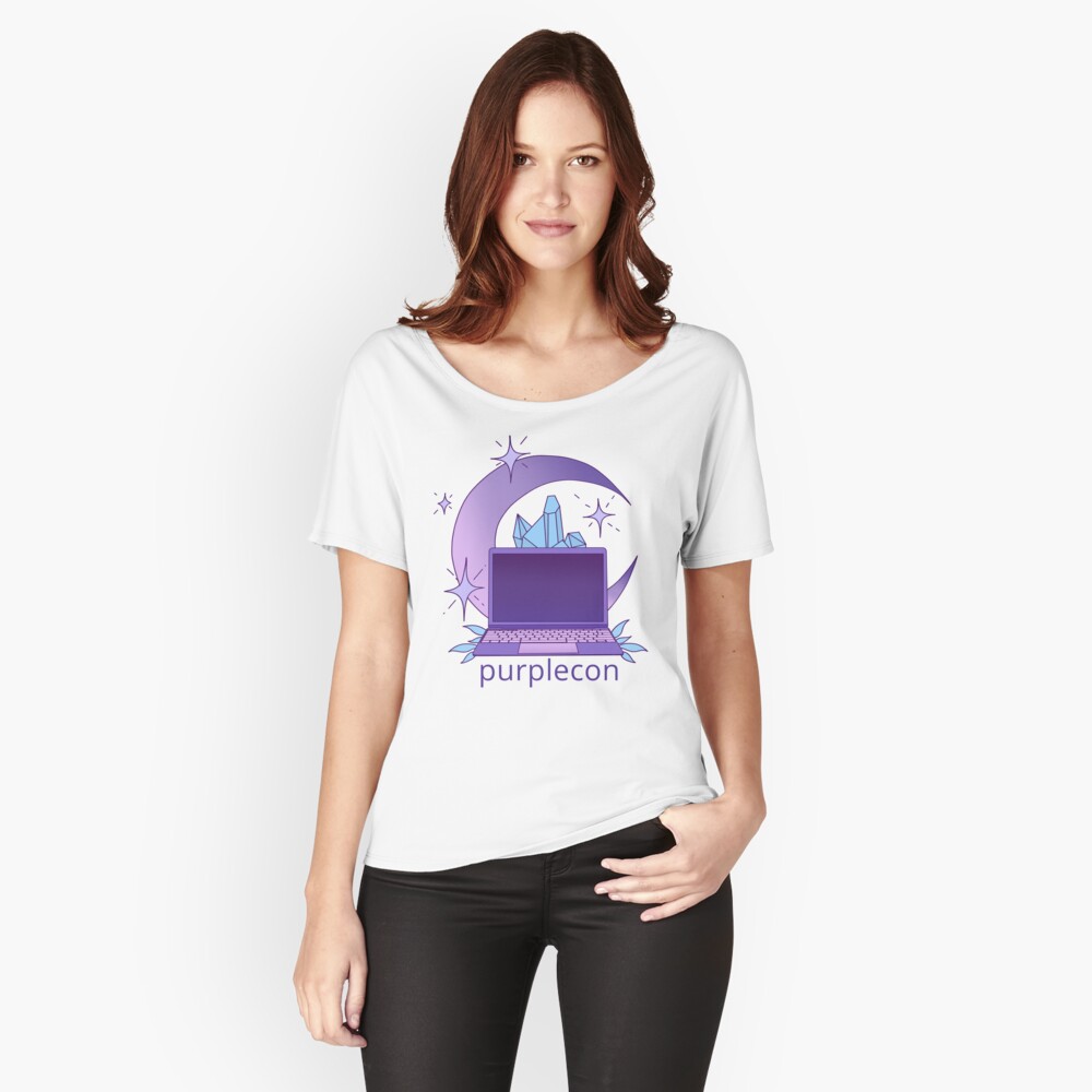purplecon 2019 shirt a Relaxed Fit T-Shirt