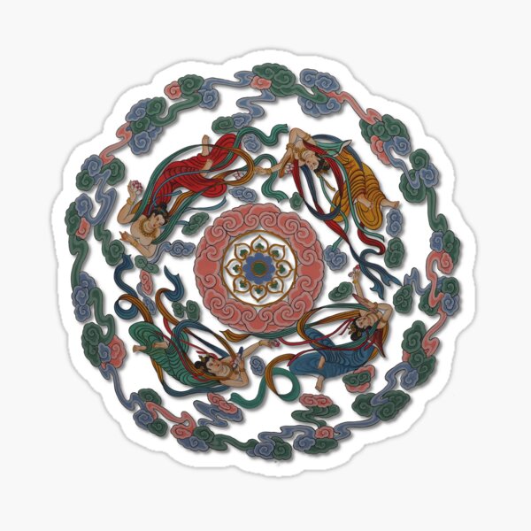 Item preview, Dancing Devas designed and sold by Marian Rosenberg.