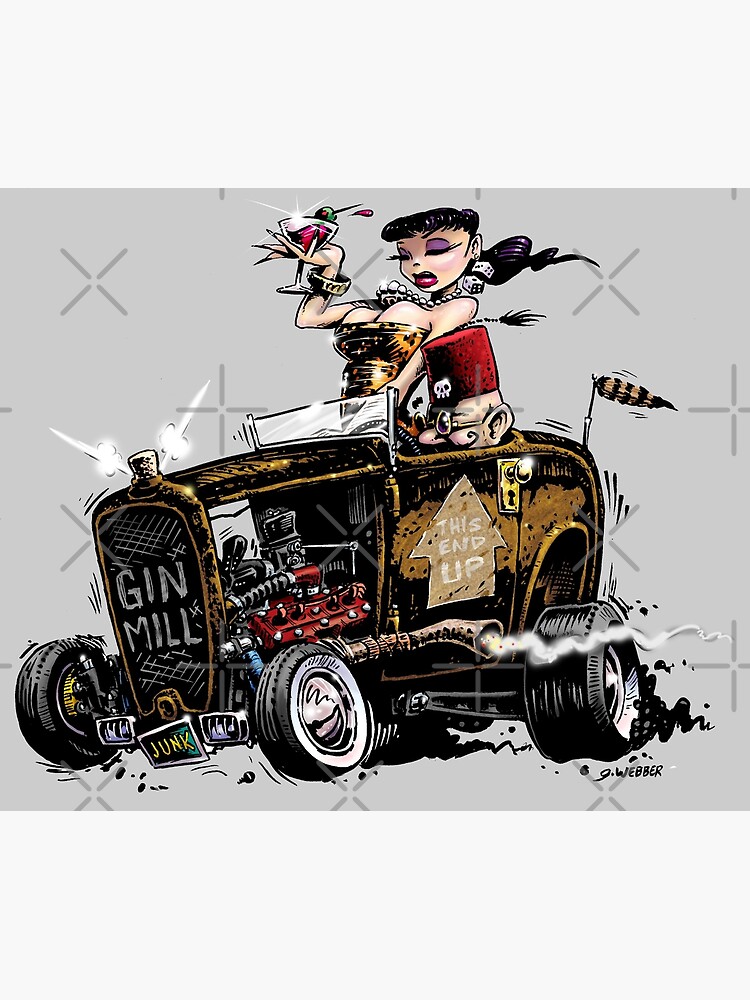 GIN MILL - Hot Rod by gWebberArts