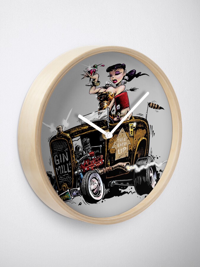 Alternate view of GIN MILL - Hot Rod Clock