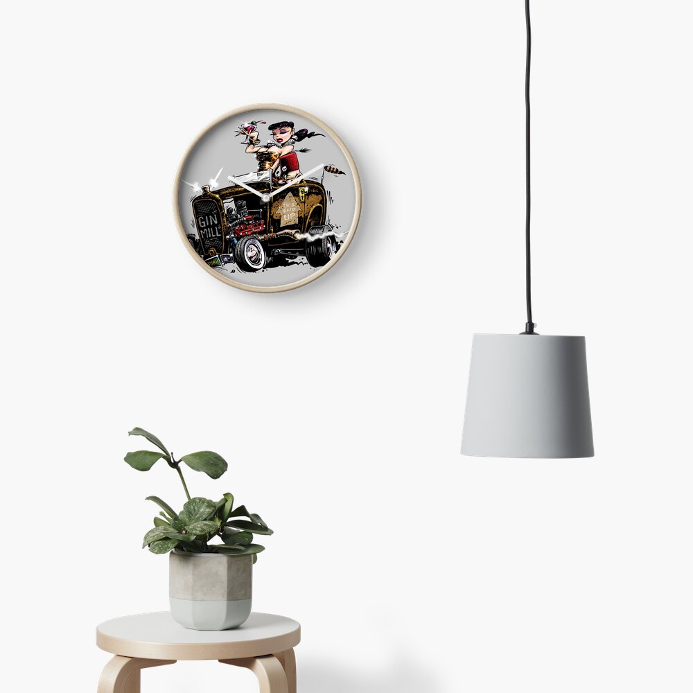 GIN MILL - Hot Rod Clock