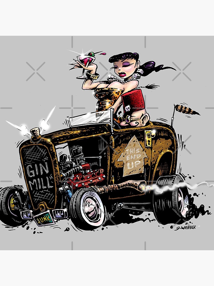 GIN MILL - Hot Rod by gWebberArts