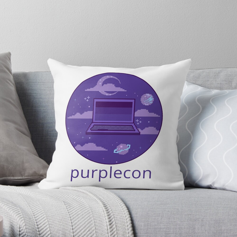 Item preview, Throw Pillow designed and sold by purplecon.