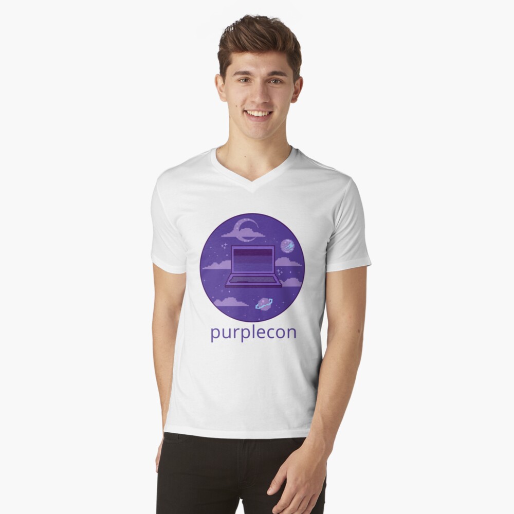 Item preview, V-Neck T-Shirt designed and sold by purplecon.
