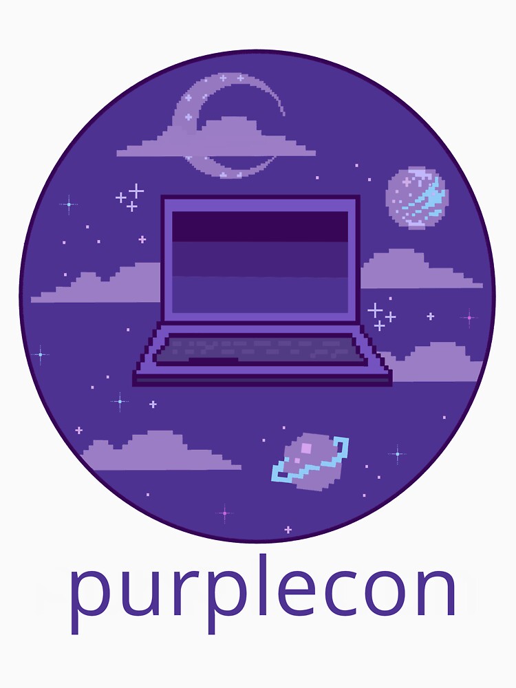 Thumbnail 3 of 3, Relaxed Fit T-Shirt, purplecon 2019 shirt b designed and sold by purplecon.