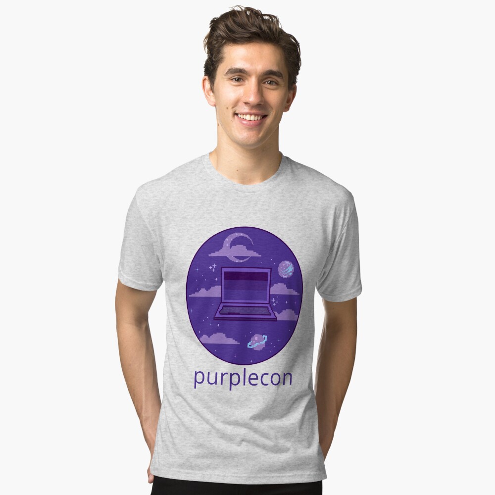 Item preview, Tri-blend T-Shirt designed and sold by purplecon.