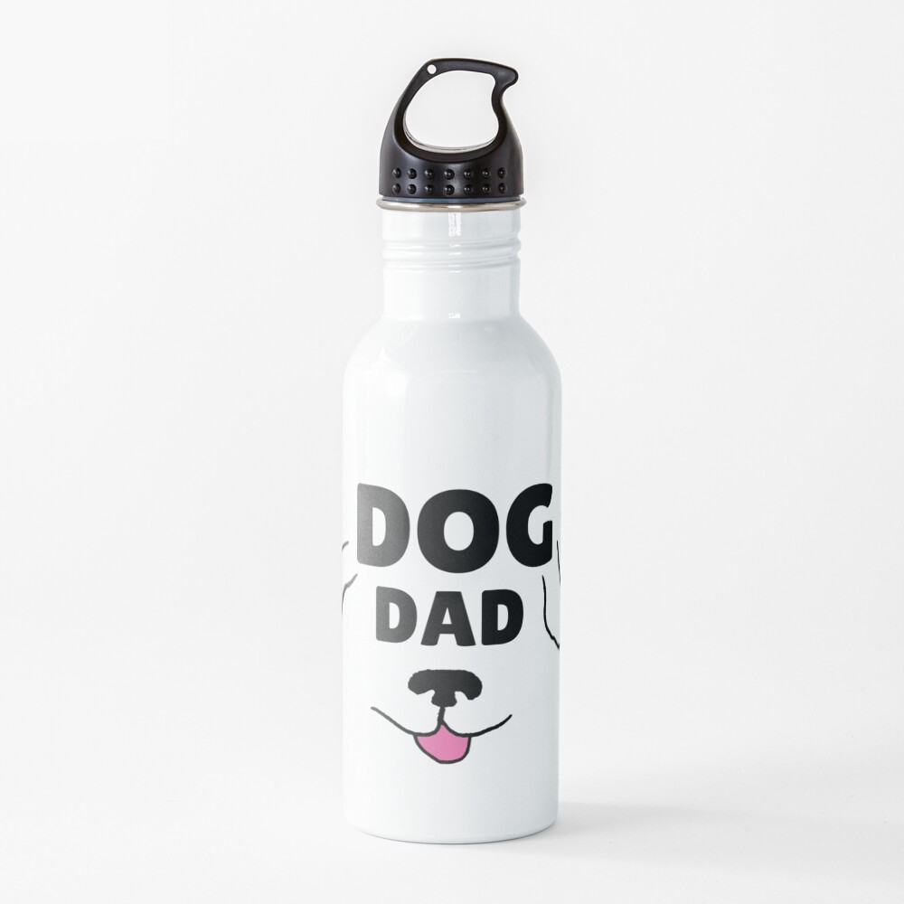 Dog - dog dad Water Bottle