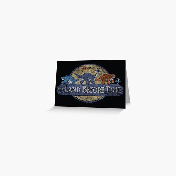 The Land Before Time Retro Greeting Card