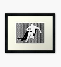Rugby Tackle Framed Print