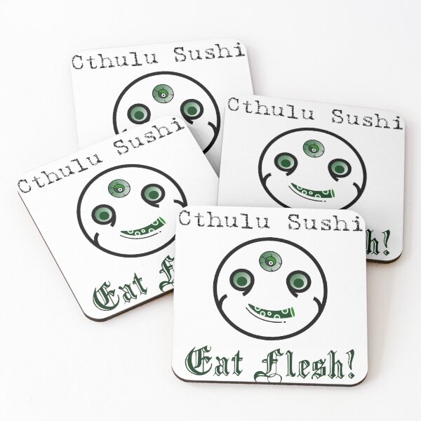 Item preview, Cthulu Sushi - Weird designed and sold by Harlequitmix.
