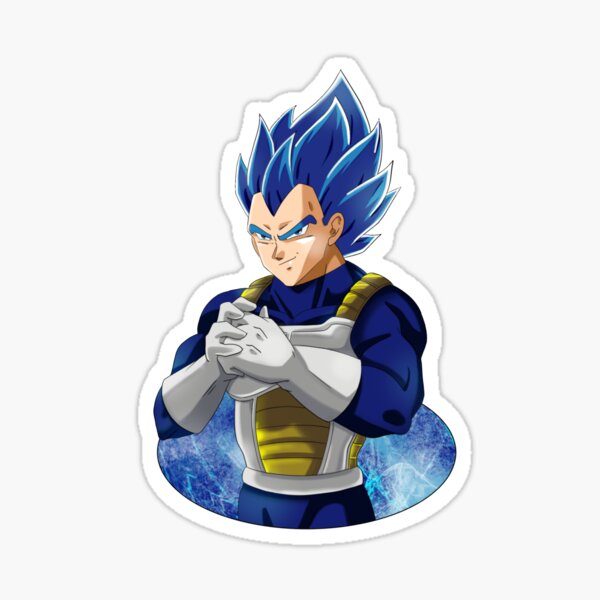 Vegeta SSJ Blue Evolution Sticker Decal Vinyl For Car, Truck Sticker 5 Inch