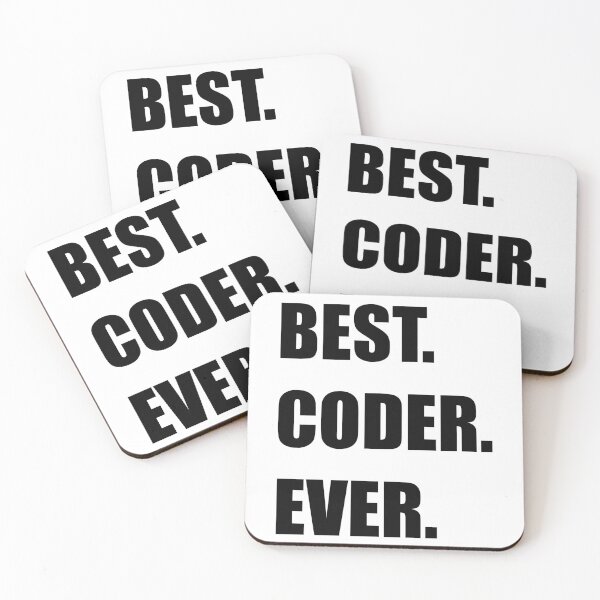 Item preview, BEST. CODER. EVER. Programmer Humor designed and sold by ramiro.
