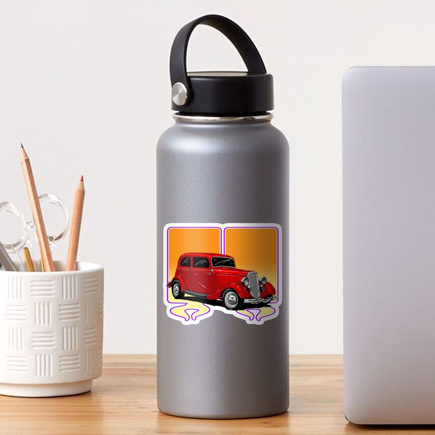 RED HOT ROD Sticker