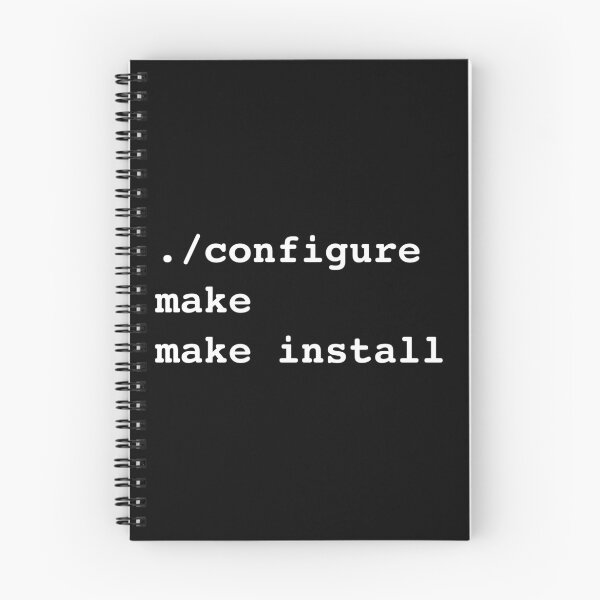 Item preview, configure make install - Veteran Sysadmin White Text Design designed and sold by ramiro.