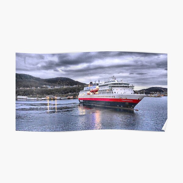 The "Finnmarken" at Dusk in Tromso Poster