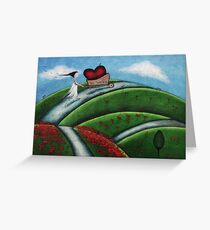 BIG-hearted Greeting Card