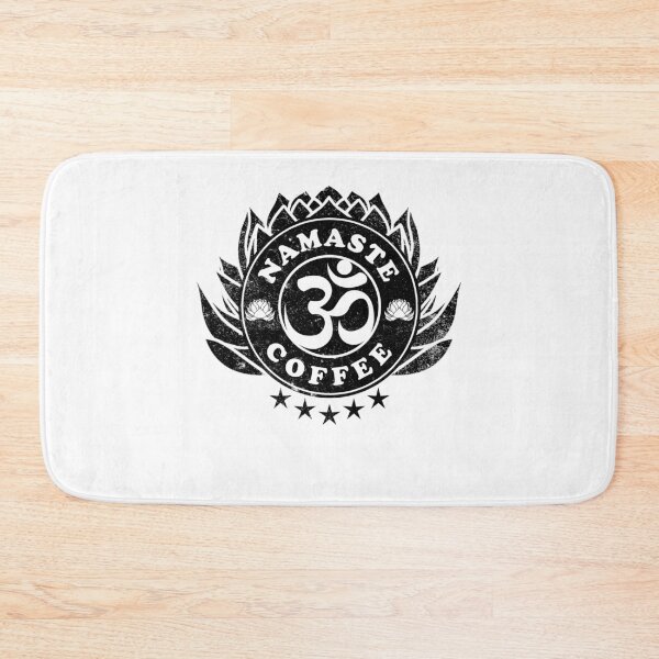 Item preview, Coffee Yoga and Namaste Buddhism Goa Om Symbol designed and sold by LuminOrb.