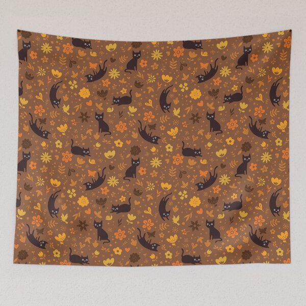 Item preview, Cats frolicking in the garden (autumn) designed and sold by movezerb.