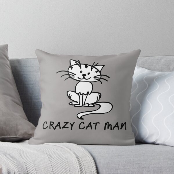 Item preview, Crazy Cat Man T Shirt designed and sold by bitsnbobs.