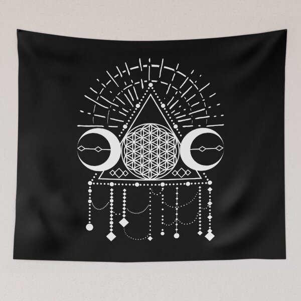 Item preview, Shaman holy geometry yoga symbol flower of life designed and sold by LuminOrb.