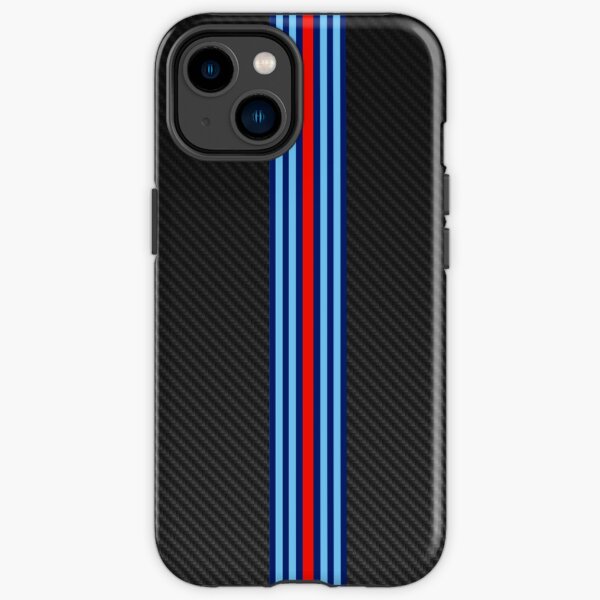 Carbon Fiber Racing Stripes 8 iPhone Tough Case