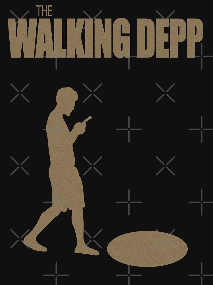The Walking Depp - Male Smartphone User Texting while Walking by ramiro