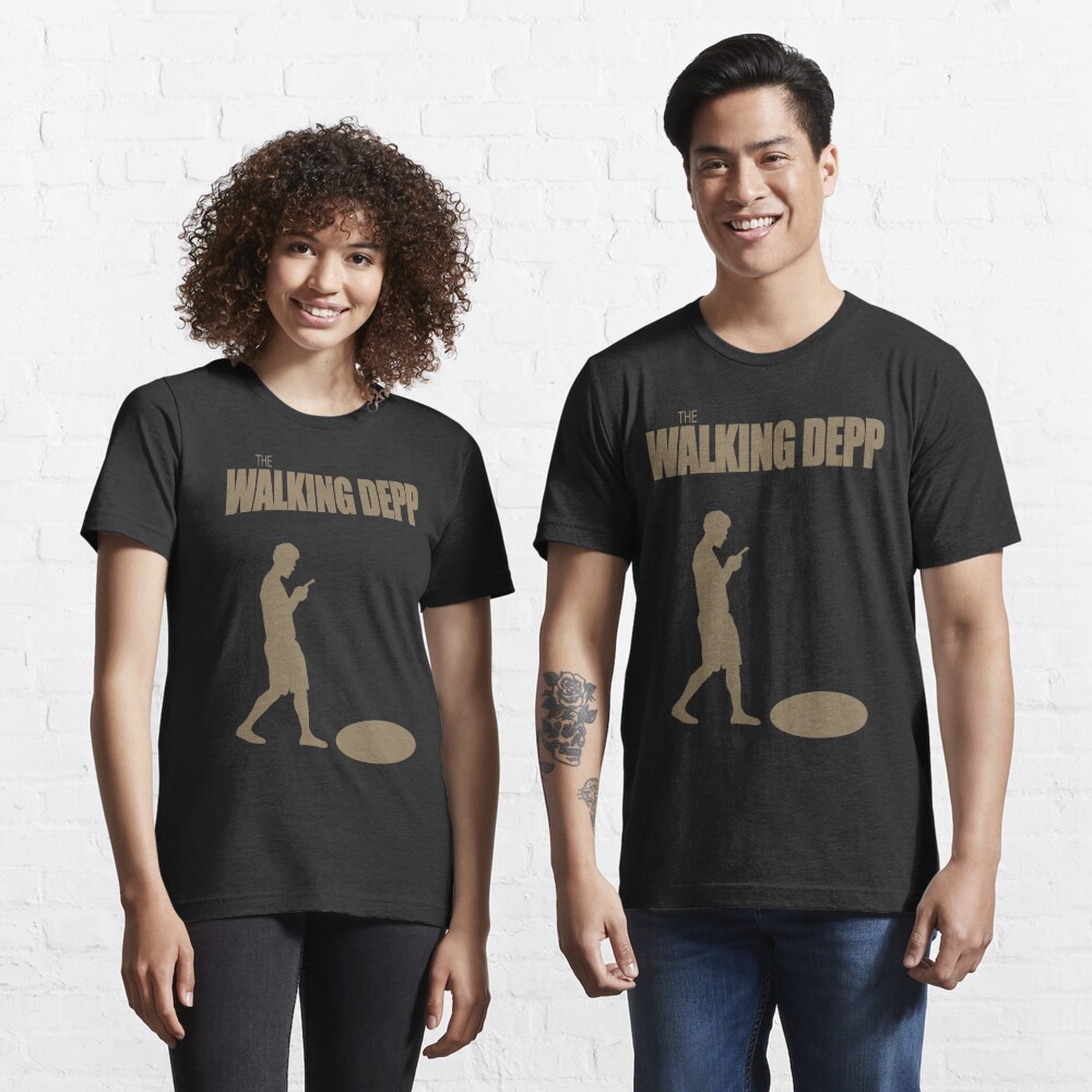 The Walking Depp - Male Smartphone User Texting while Walking Essential T-Shirt