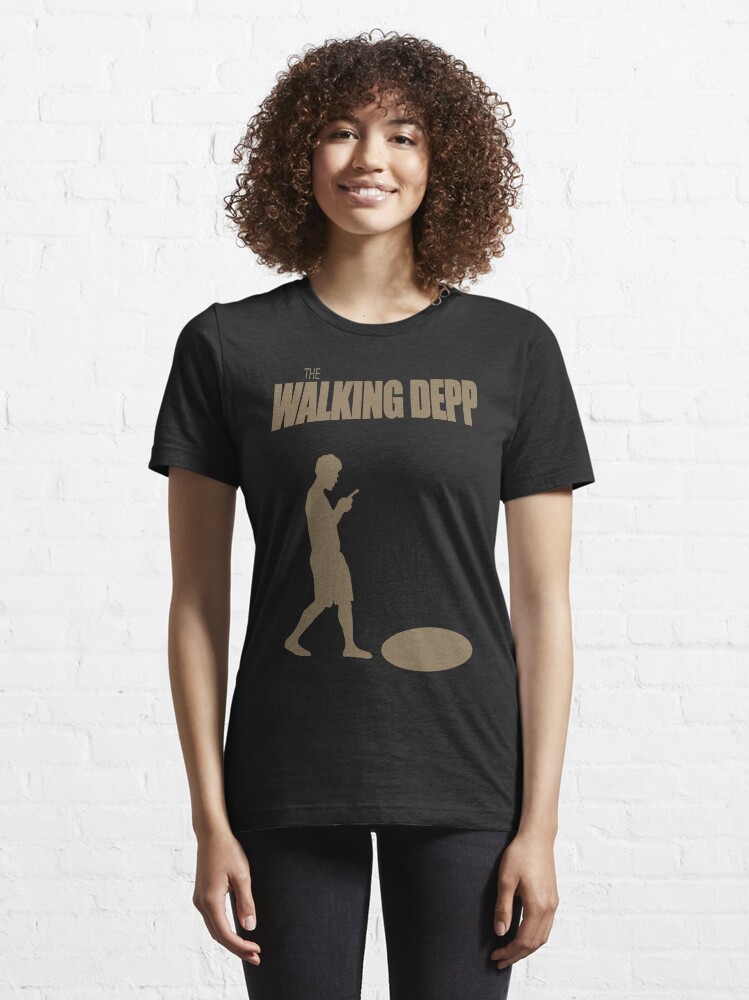 Alternate view of The Walking Depp - Male Smartphone User Texting while Walking Essential T-Shirt