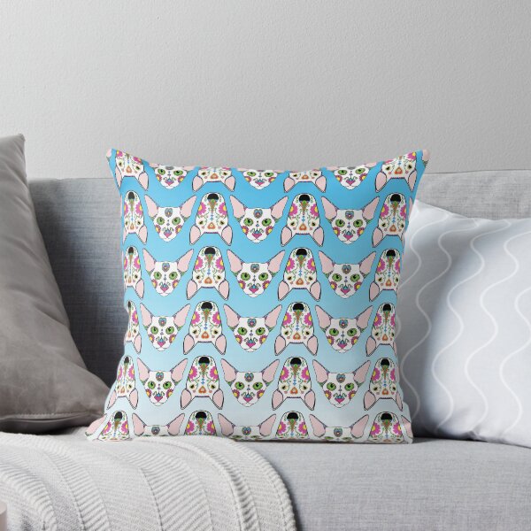 Item preview, Blue Ombre Cats and Dogs designed and sold by emilydevineart.