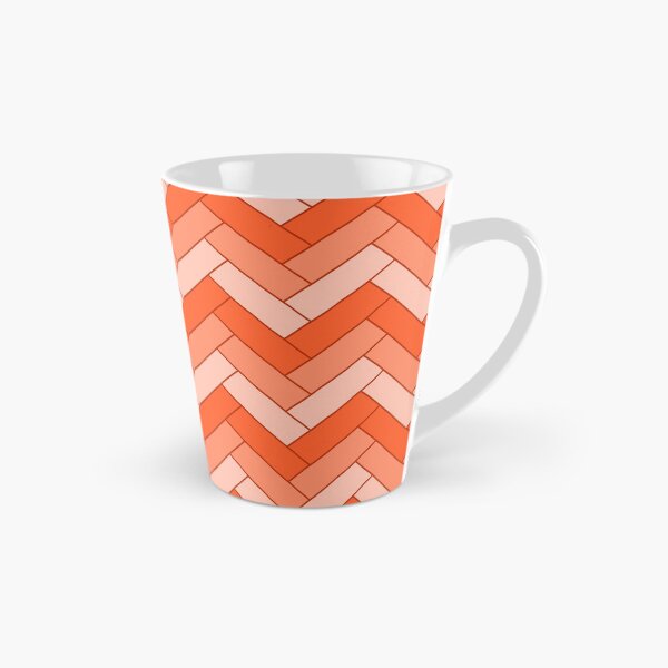 Item preview, Geometric Pattern: Herringbone: Orange designed and sold by Red Wolf.