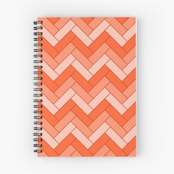 Item preview, Geometric Pattern: Herringbone: Orange designed and sold by Red Wolf.