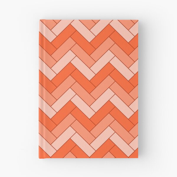 Item preview, Geometric Pattern: Herringbone: Orange designed and sold by Red Wolf.