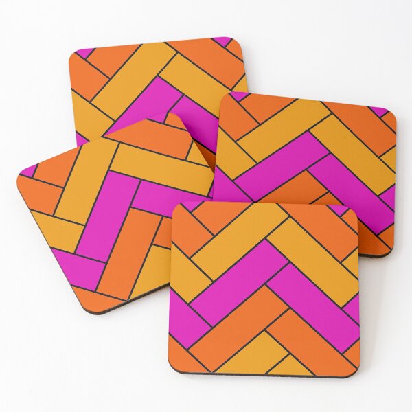Item preview, Geometric Pattern: Herringbone: Pop designed and sold by Red Wolf.