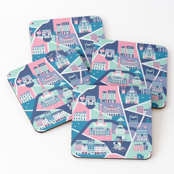 Item preview, Map of Paris designed and sold by Jing Zhang.