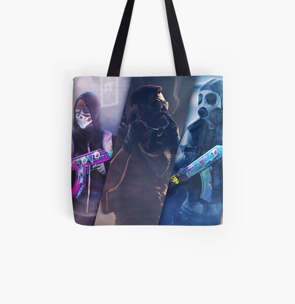 Cs Go Tote Bags Redbubble - roblox alone where to find the gas mask desert eagle