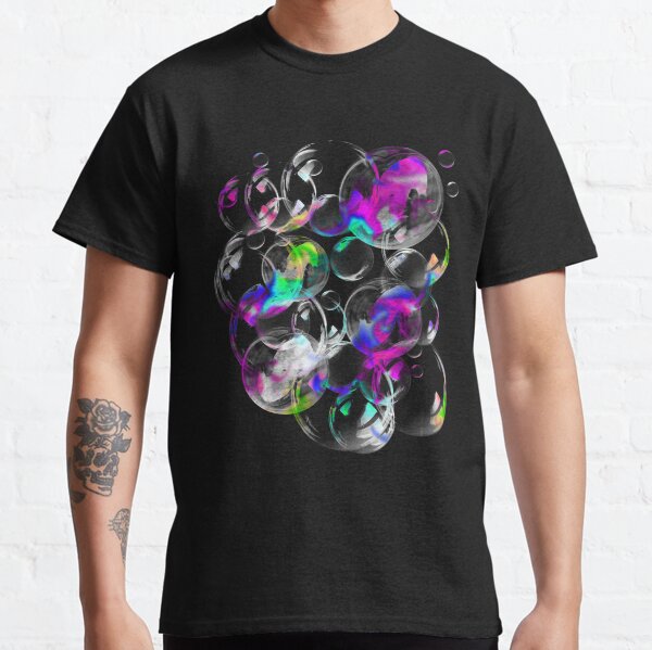 Soap Bubbles Blowing Bubbles Bubble Lovers Fun Classic T-Shirt