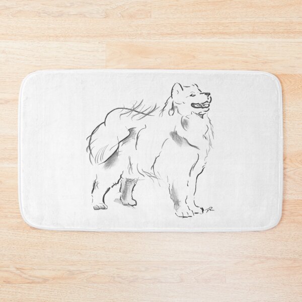Item preview, Samoyed Drawing designed and sold by douglasrickard.