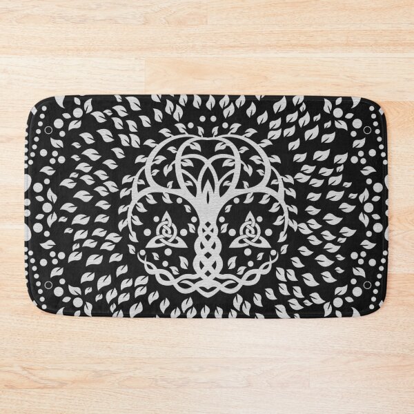 Item preview, Tree of life with Triquetra Grayscale designed and sold by k9printart.